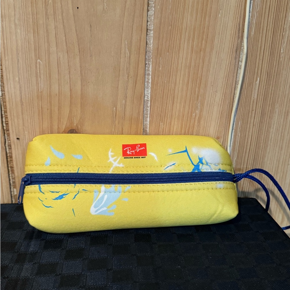 Rayban pencil case or sunglass case.